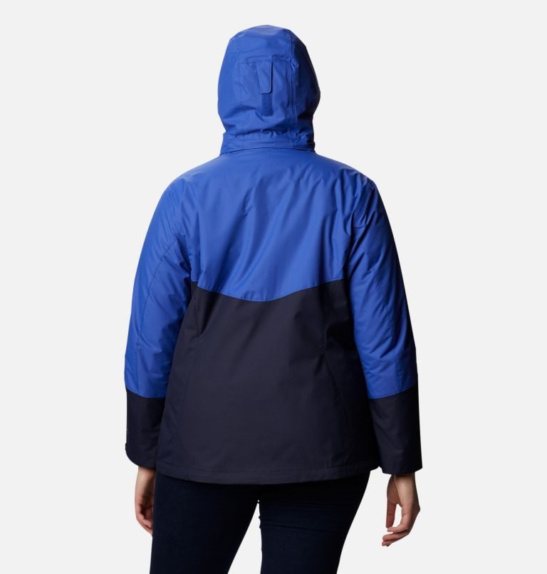 Women's Columbia Bugaboo II Interchange Fleece Jackets Blue | Plus Size CA-J415A